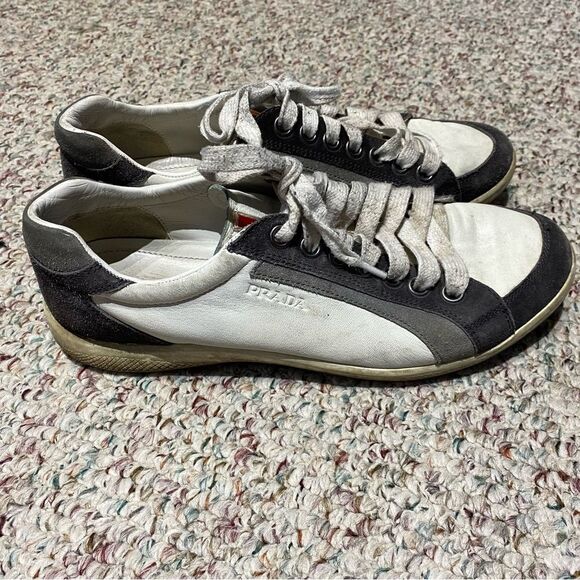Prada Shoes - Prada Sport Leather Sneakers – Women’s 6.5 – Y2K‎ Designer Color Block